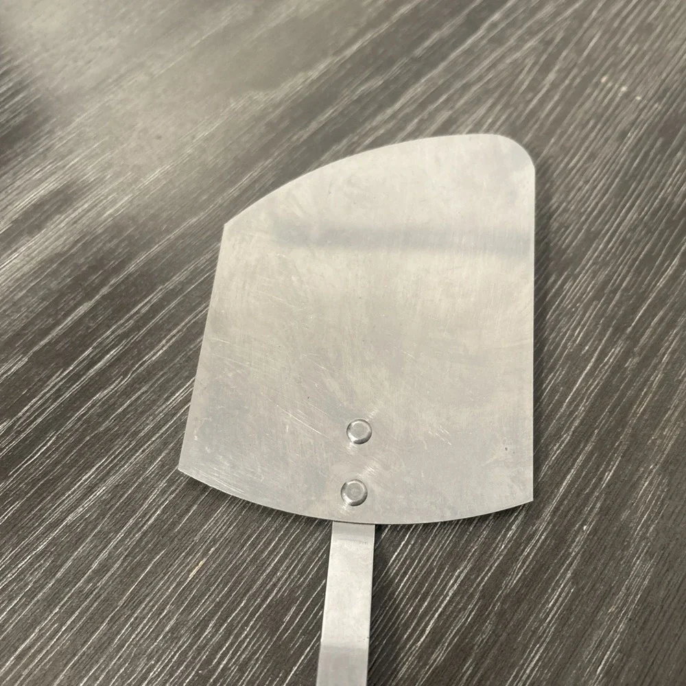 Black Handle Stainless Angled Spatula USA‎ MCM Vtg Sharpcutter by Royal